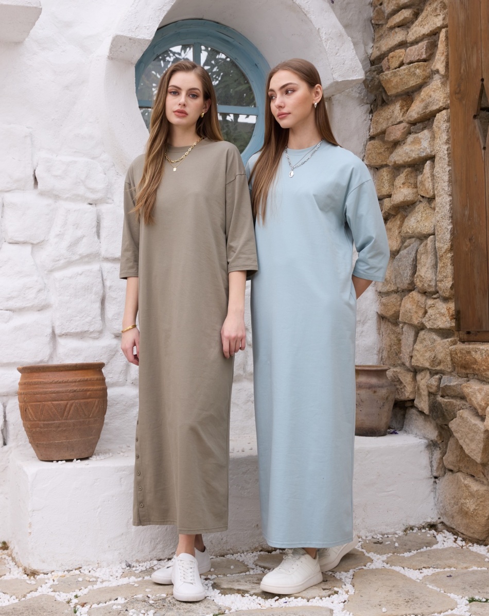 AS SS26 oversize loose T-shirt - Linen Dress Wrap avis et prix