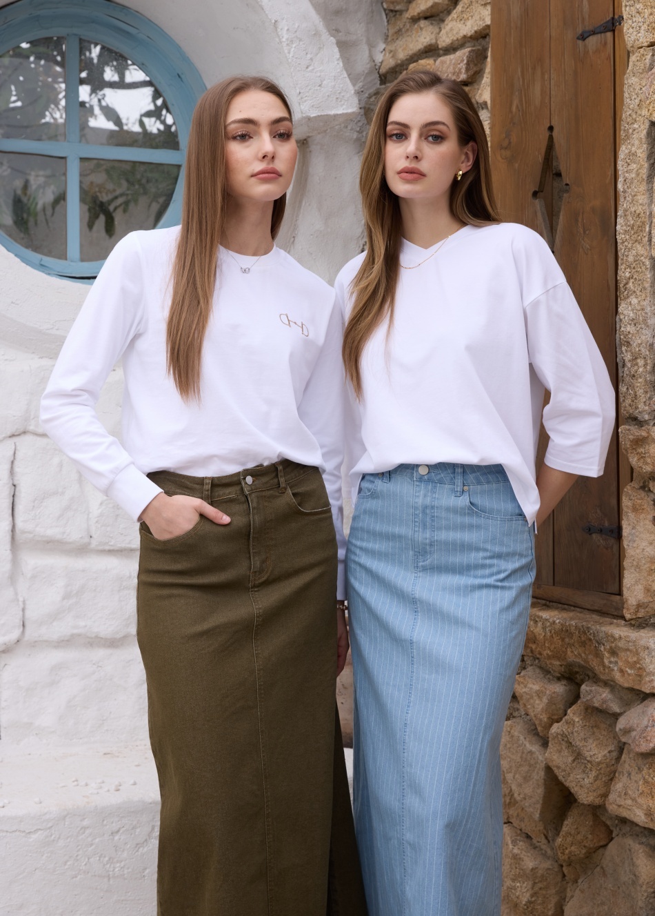 AS SS26 oversize loose T-shirt - Linen Dress Wrap avis et prix