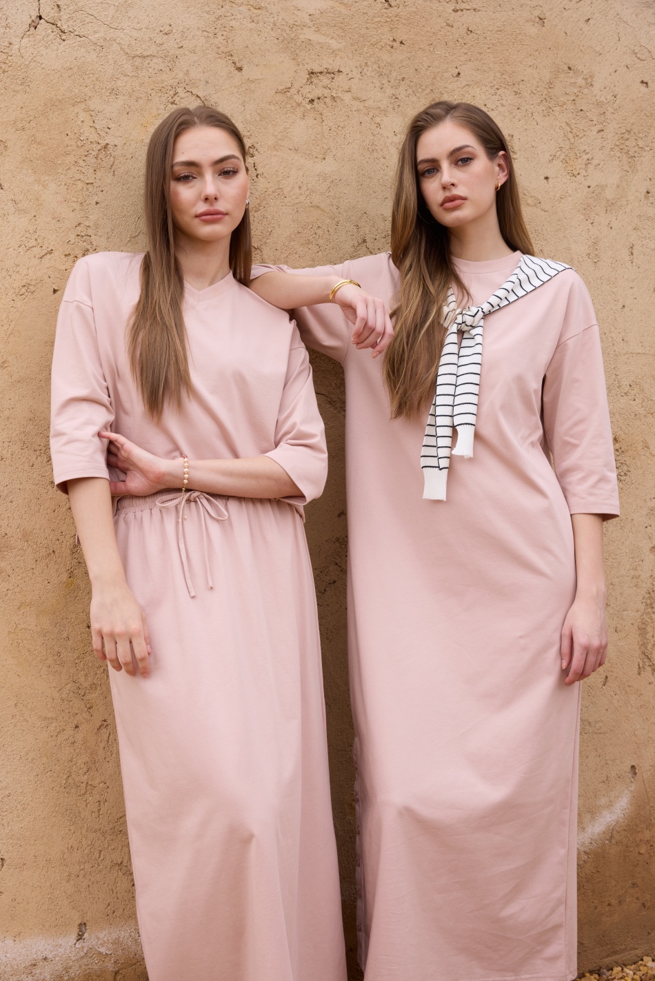 AS SS26 oversize loose T-shirt - Linen Dress Wrap avis et prix