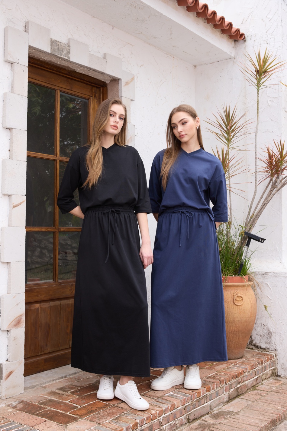 AS SS26 oversize loose T-shirt - Linen Dress Wrap avis et prix
