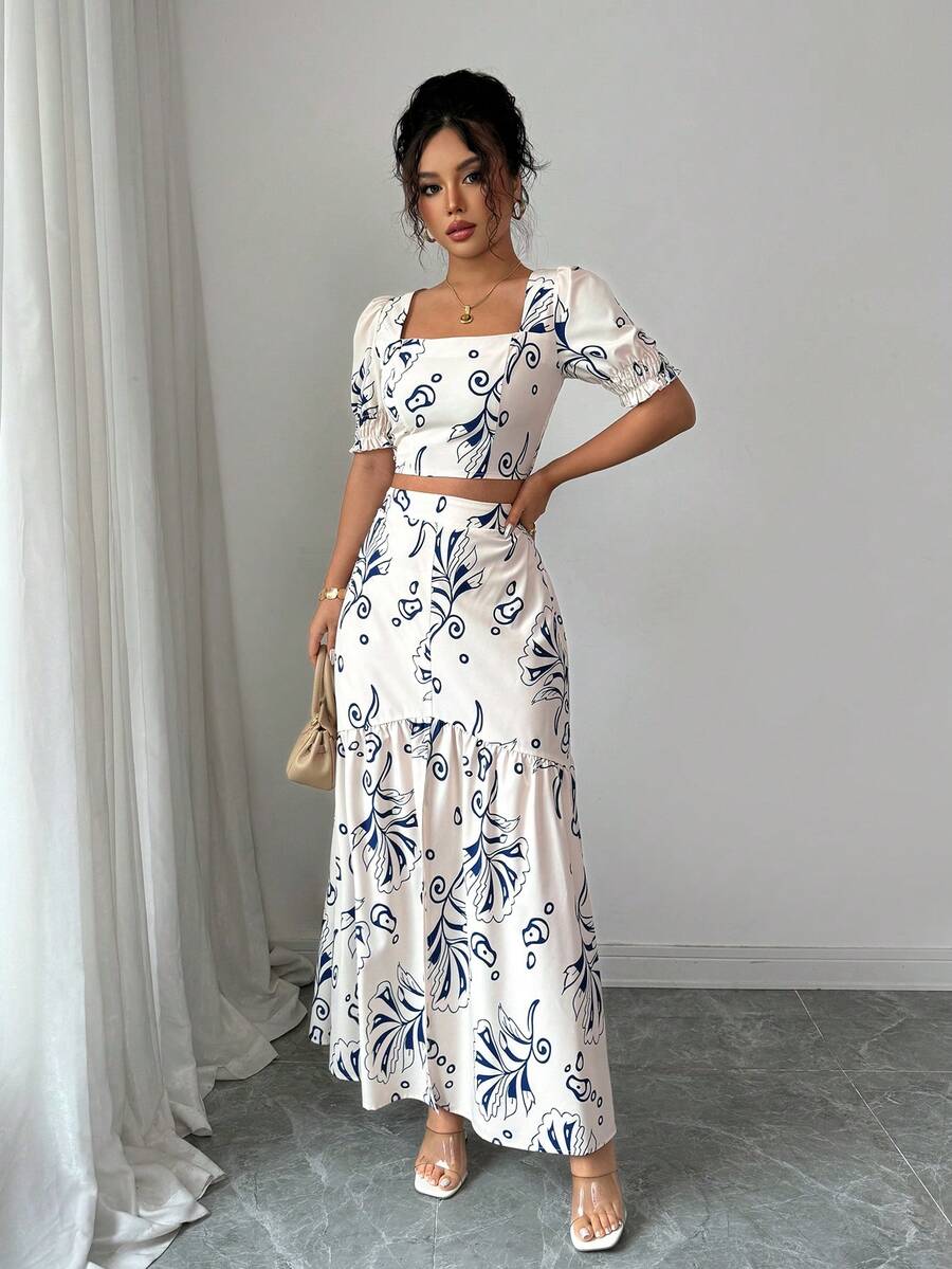 2026 Women Summer Two Piece Ou - Romper Floral Print avis et prix