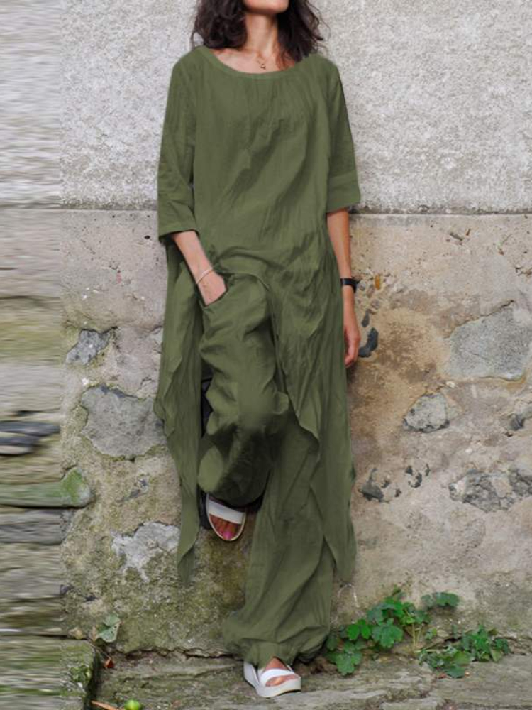 2024 Summer New Fashion Casual - Linen Pant Wide avis et prix