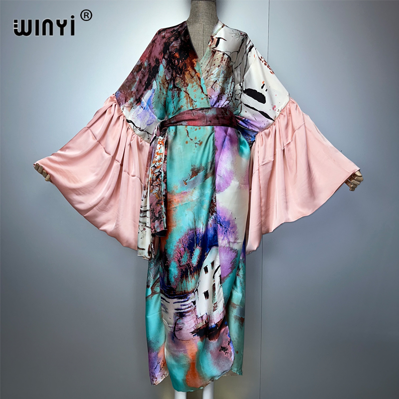 WINYI Summer Kimono party dres - Cover Up Kaftan avis et prix
