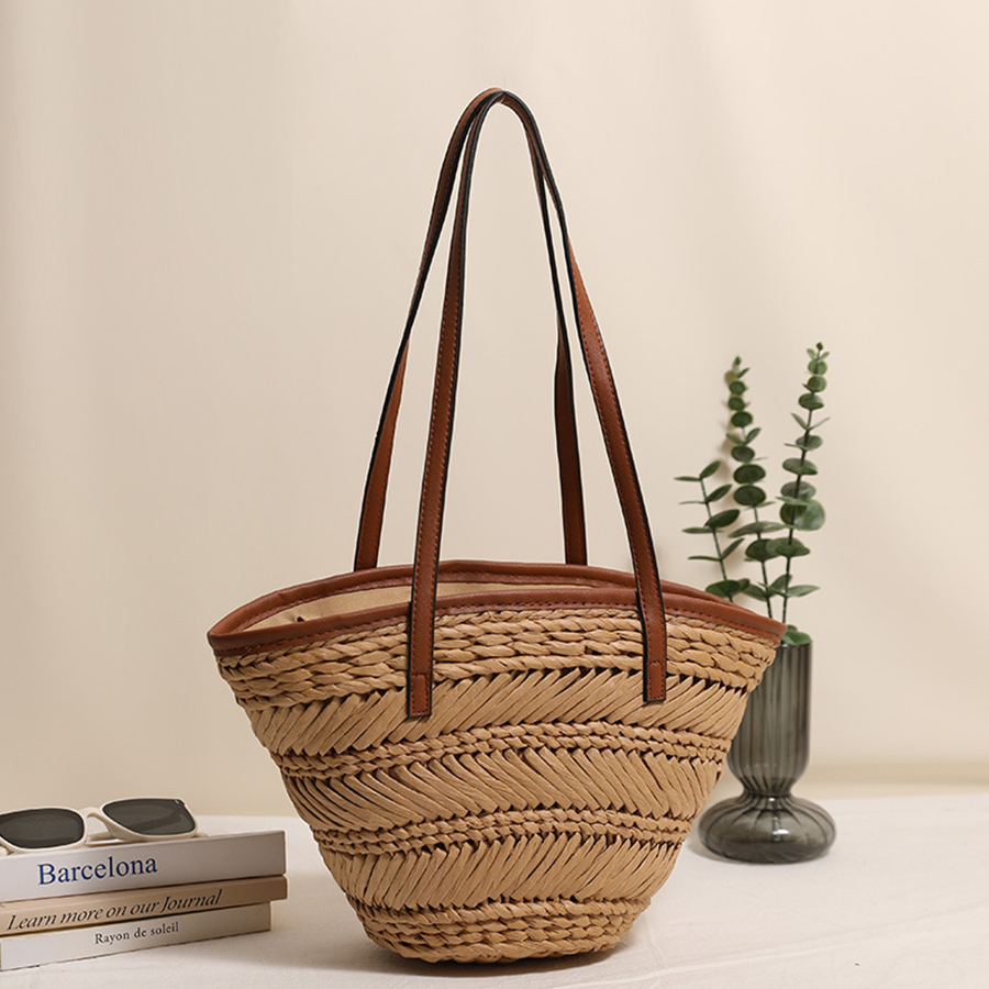 Summer Basket Straw Bags for W - Crochet Bag Raffia avis et prix