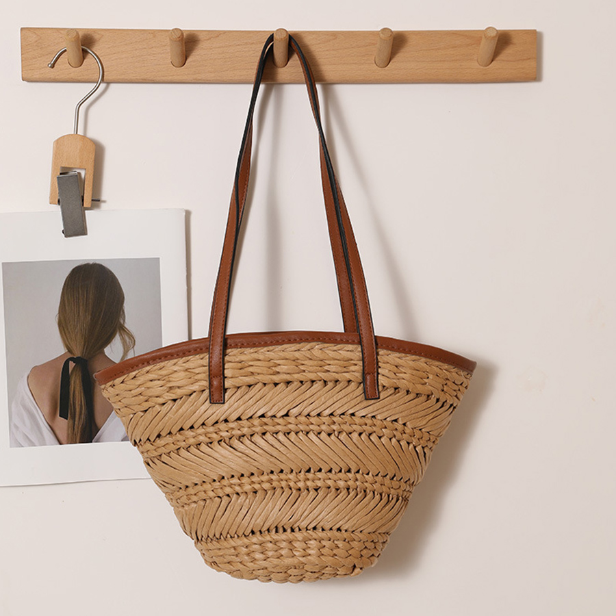 Summer Basket Straw Bags for W - Crochet Bag Raffia avis et prix