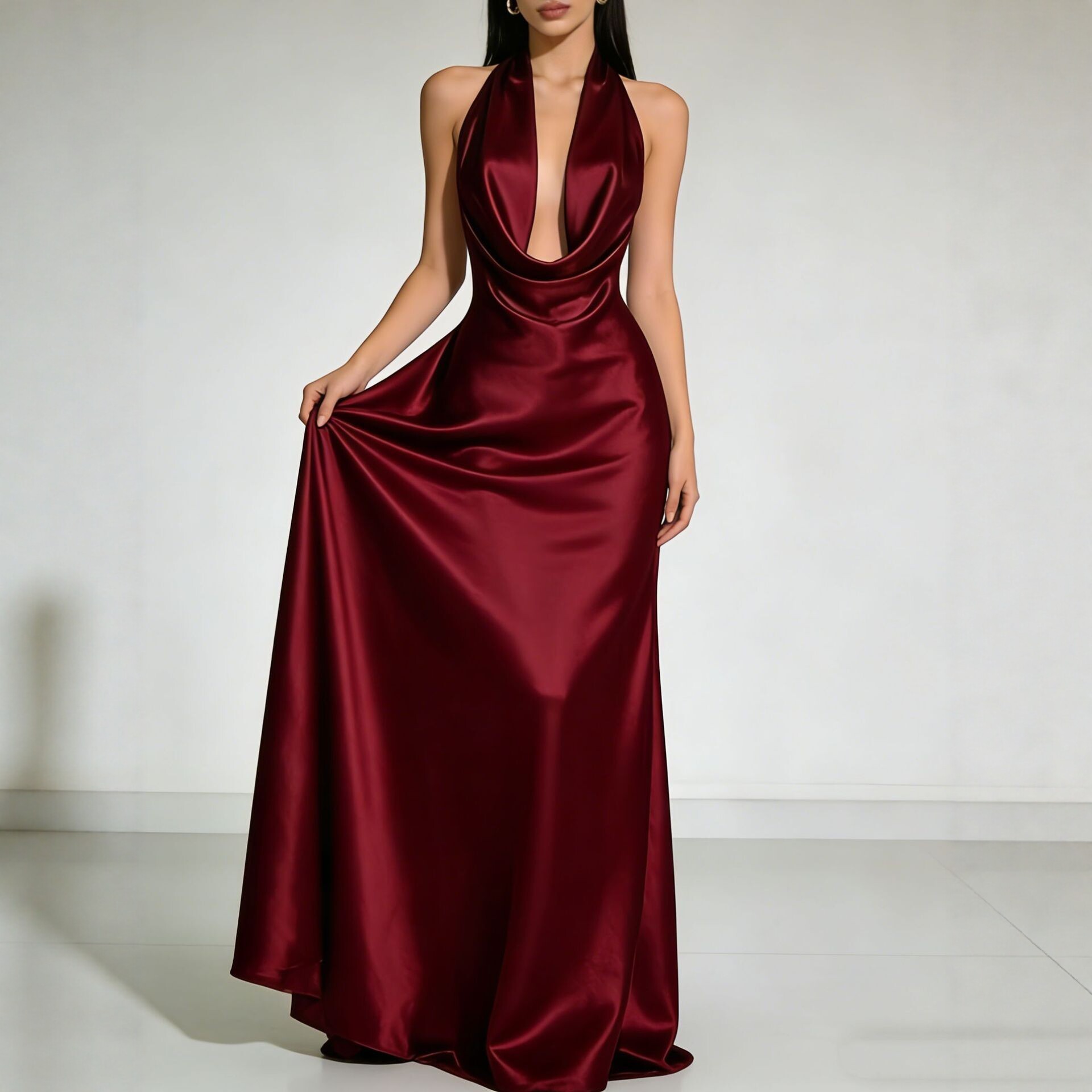 Elegant Party Dresses 2026 Wed - Maxi Dress Halter avis et prix