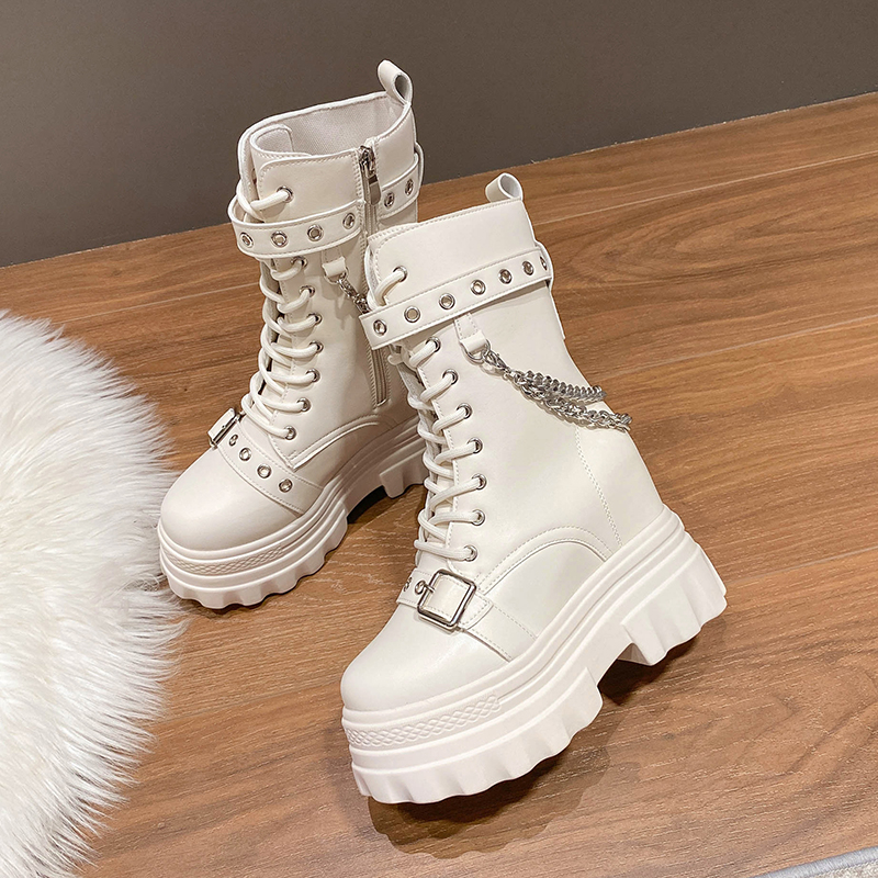 Autumn Thick Heel Ankle Boots  - Wedge Espadrille Women avis et prix