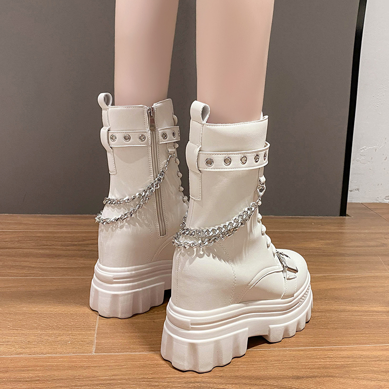 Autumn Thick Heel Ankle Boots  - Wedge Espadrille Women avis et prix