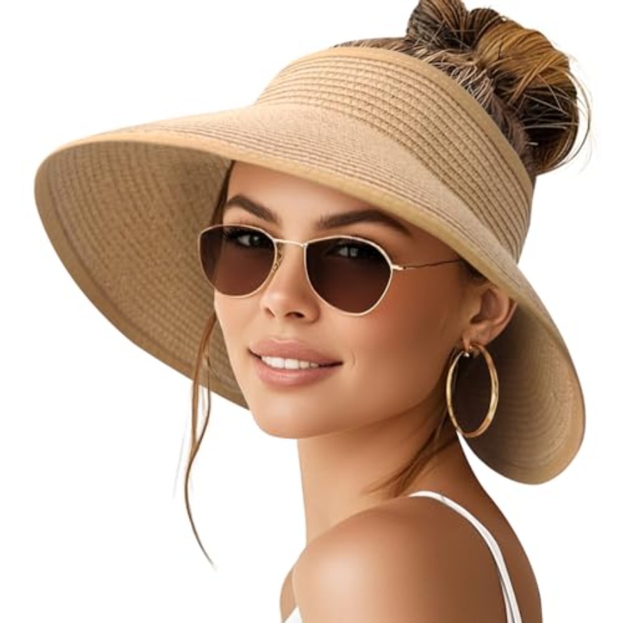 Sun Visor Hats for Women Wide  - Hat Floppy Wide avis et prix