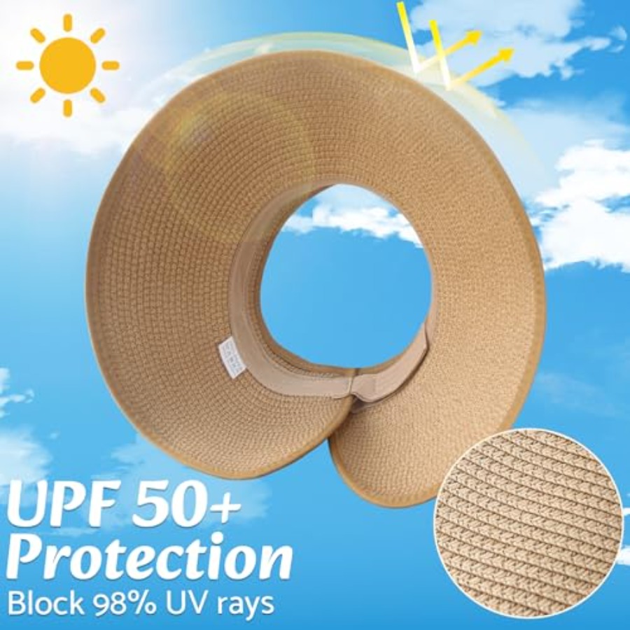 Sun Visor Hats for Women Wide  - Hat Floppy Wide avis et prix