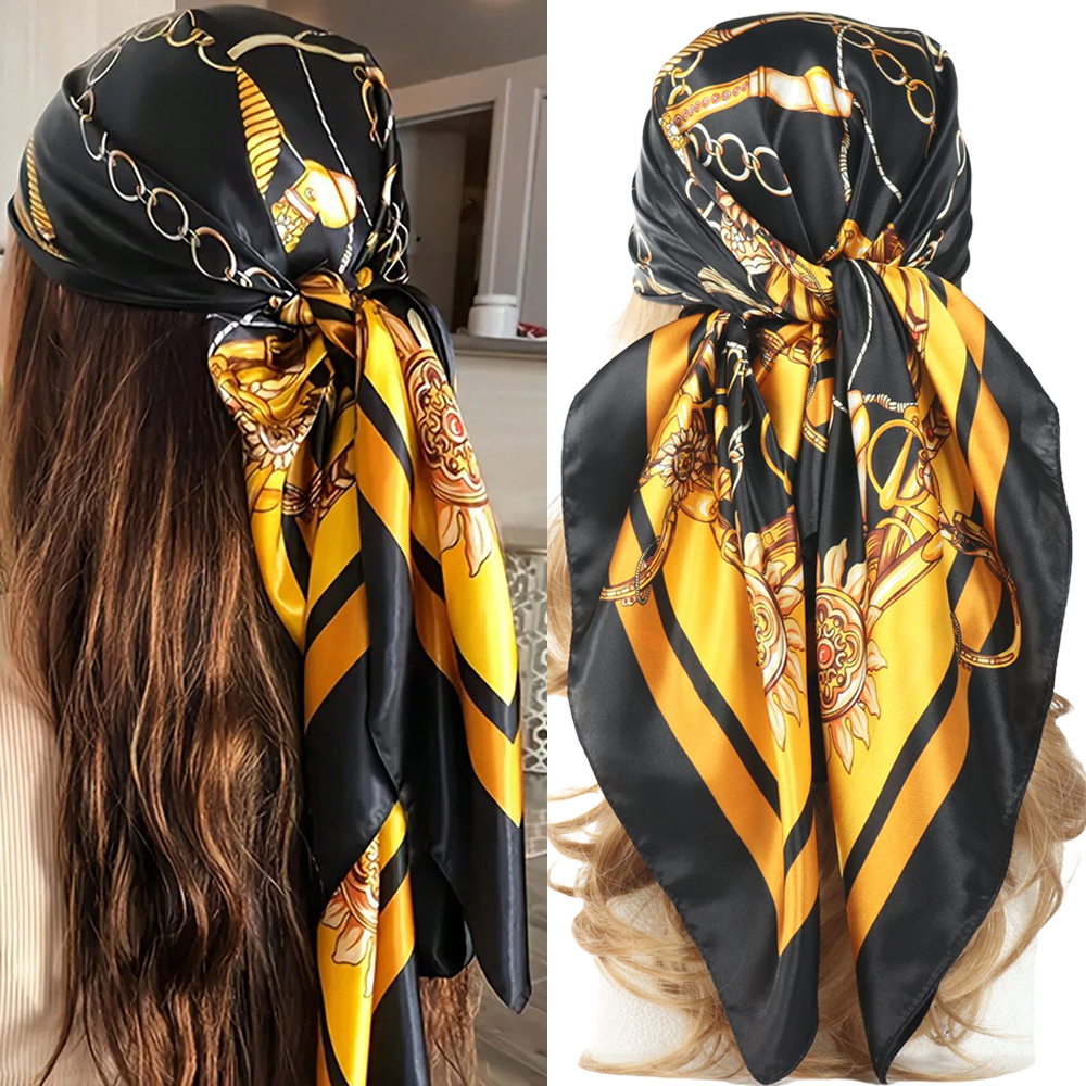 Luxury 90*90CM Vintage Chain P - Headband Summer Knit avis et prix